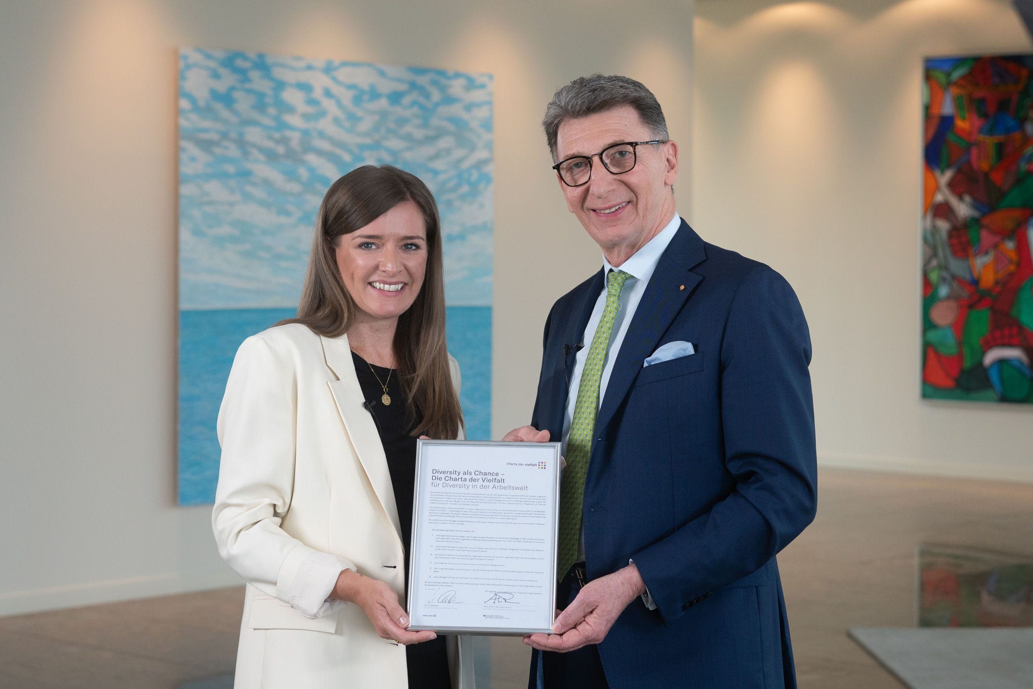 Unterzeichnung Charta der Vielfalt